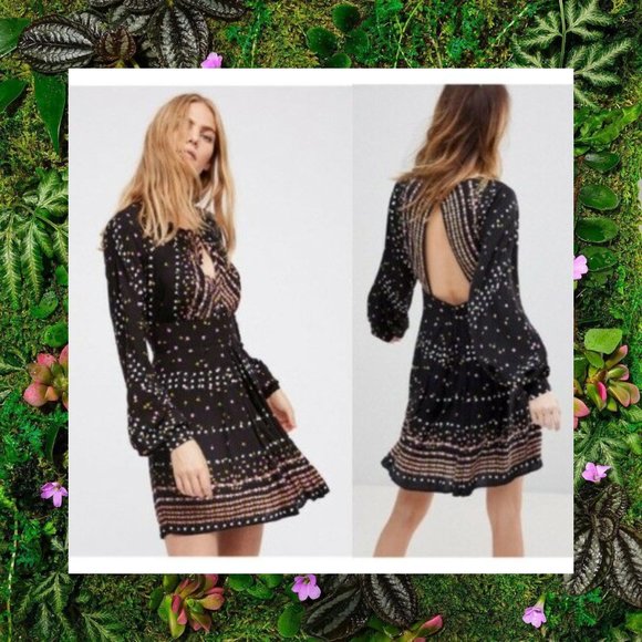 Free People Dresses & Skirts - NWT FREE PEOPLE Boho Fit Flare swing mini dress XS